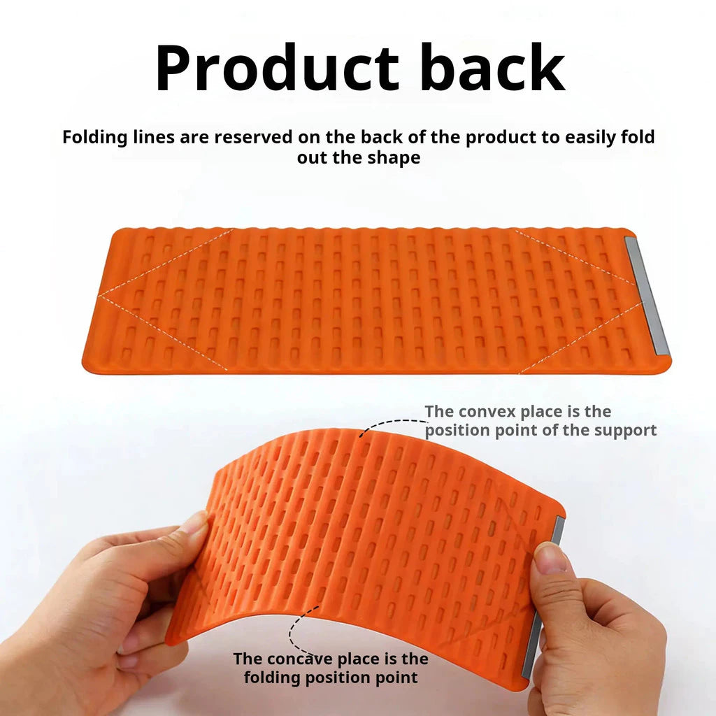 Flexible Silicone Foldable Phone Holder Stand with Aluminum Core for Desk & Travel