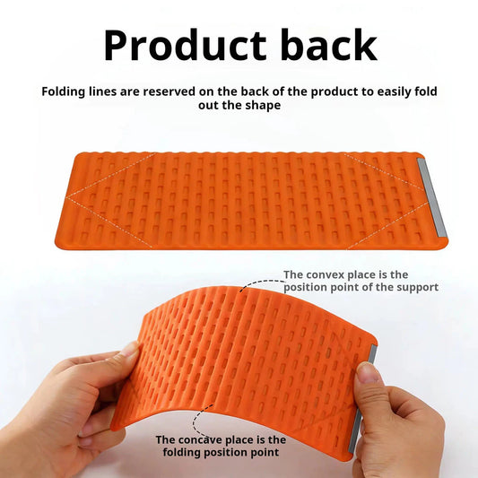 Flexible Silicone Foldable Phone Holder Stand with Aluminum Core for Desk & Travel